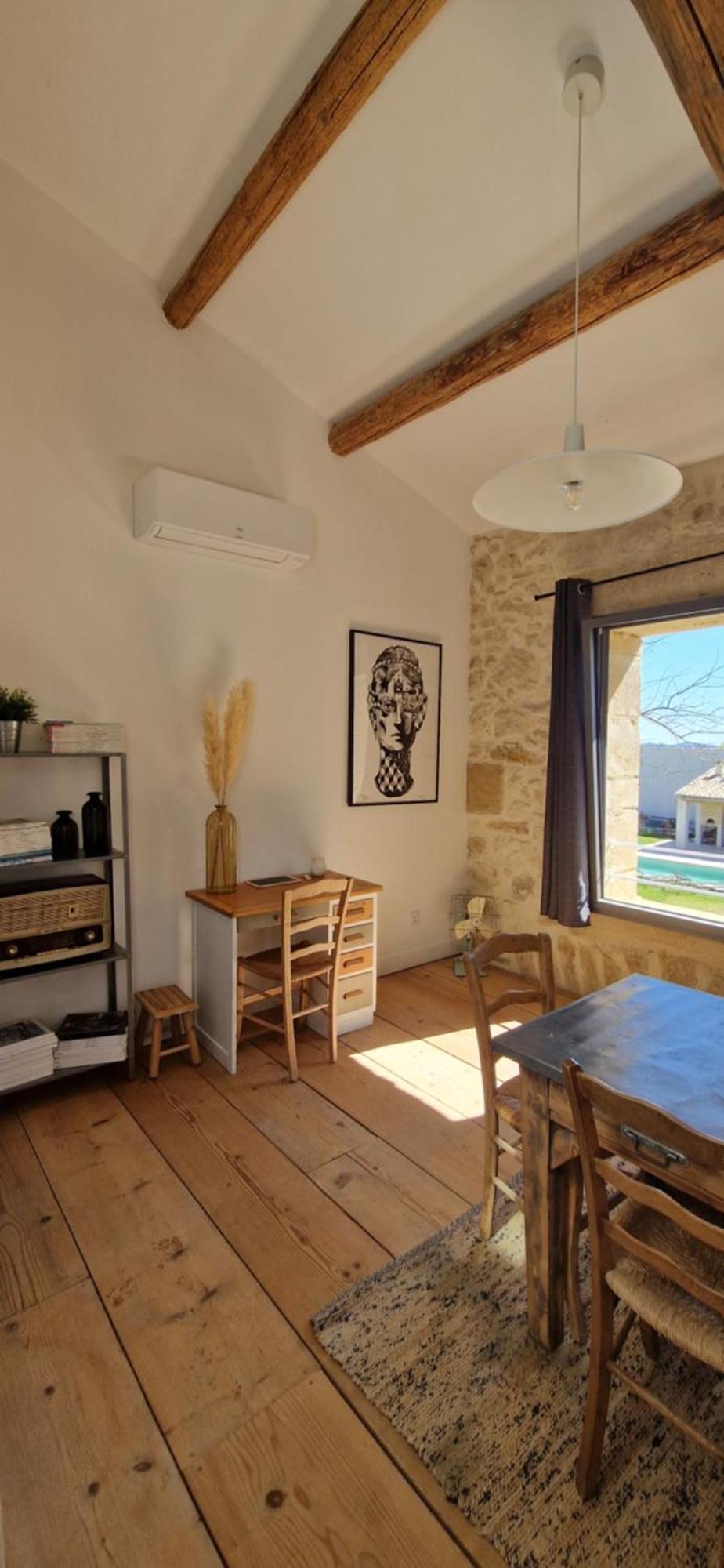 Appartement Dans Un Mas Provencal Renove Saint-Hilaire-dʼOzilhan Exteriör bild